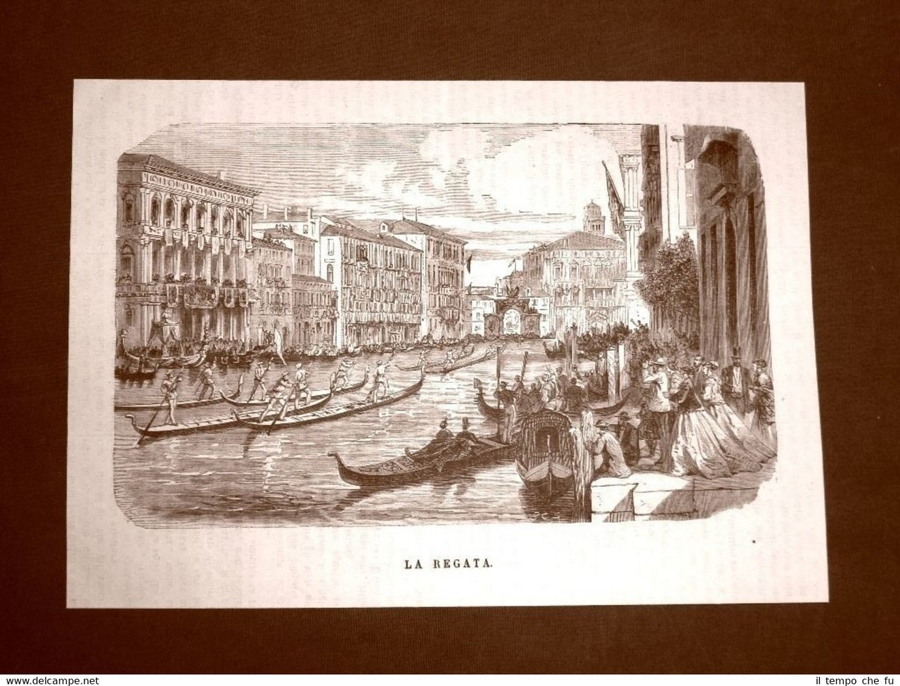 Moda e costume in Venezia nel 1866 La regata