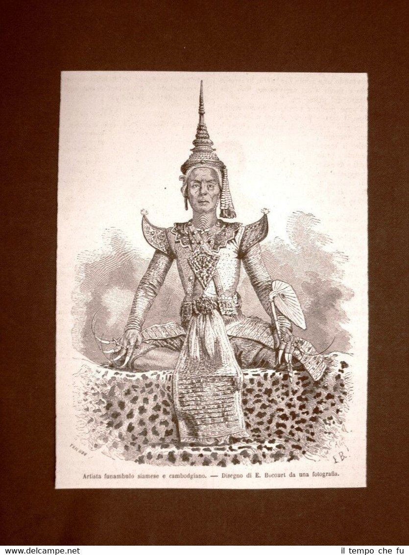 Moda e costume nel Siam e in Cambogia nel 1863 … | Immagine principale