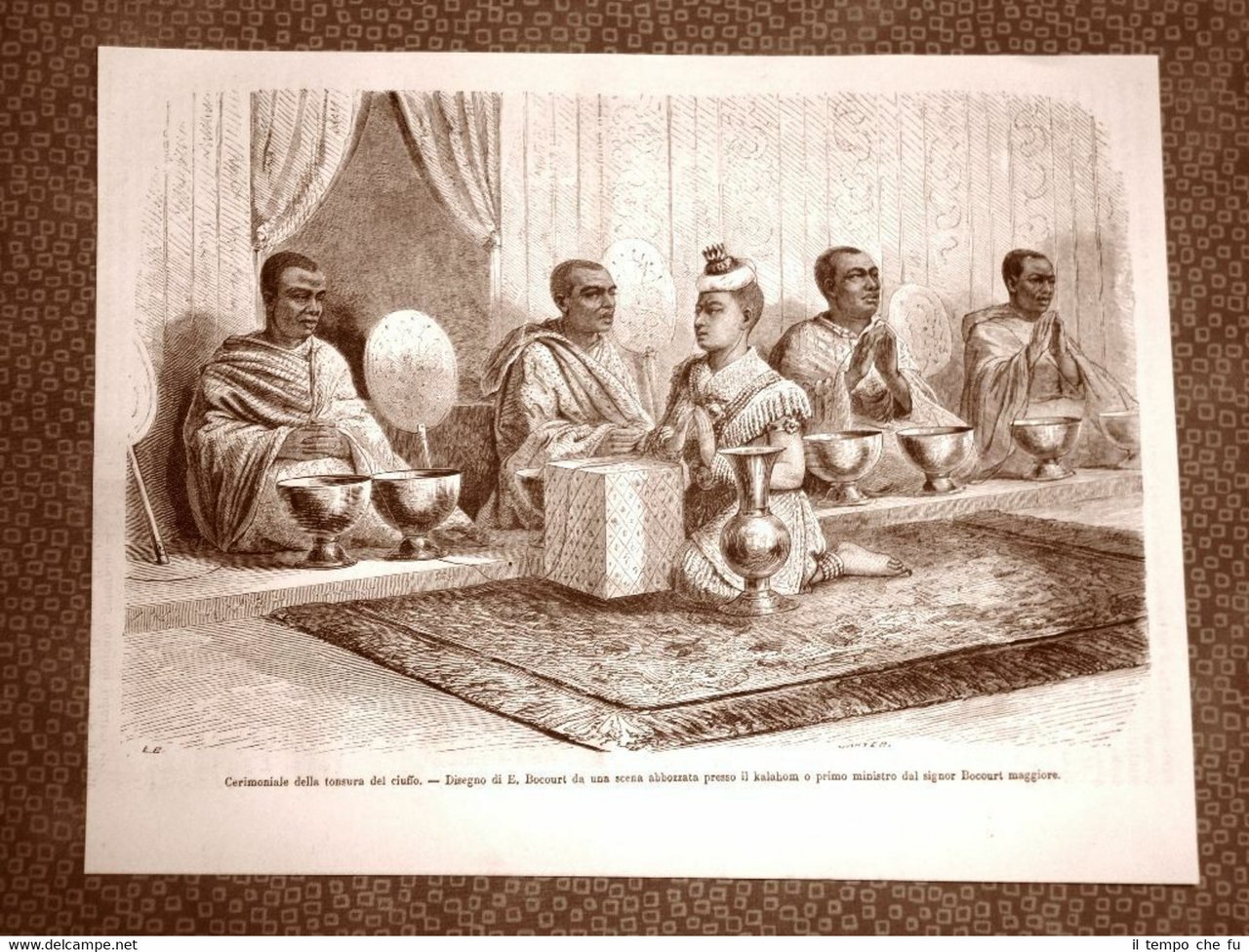 Moda e costume nel Siam o Thailandia 1863 Cerimoniale della … | Immagine principale