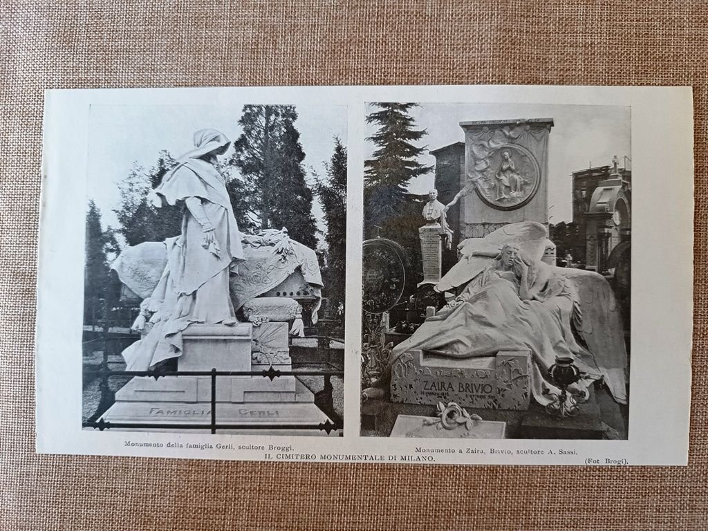 Monumenti fam. Gerli e a Zaira Brivio. Cimitero monumentale di … | Immagine principale