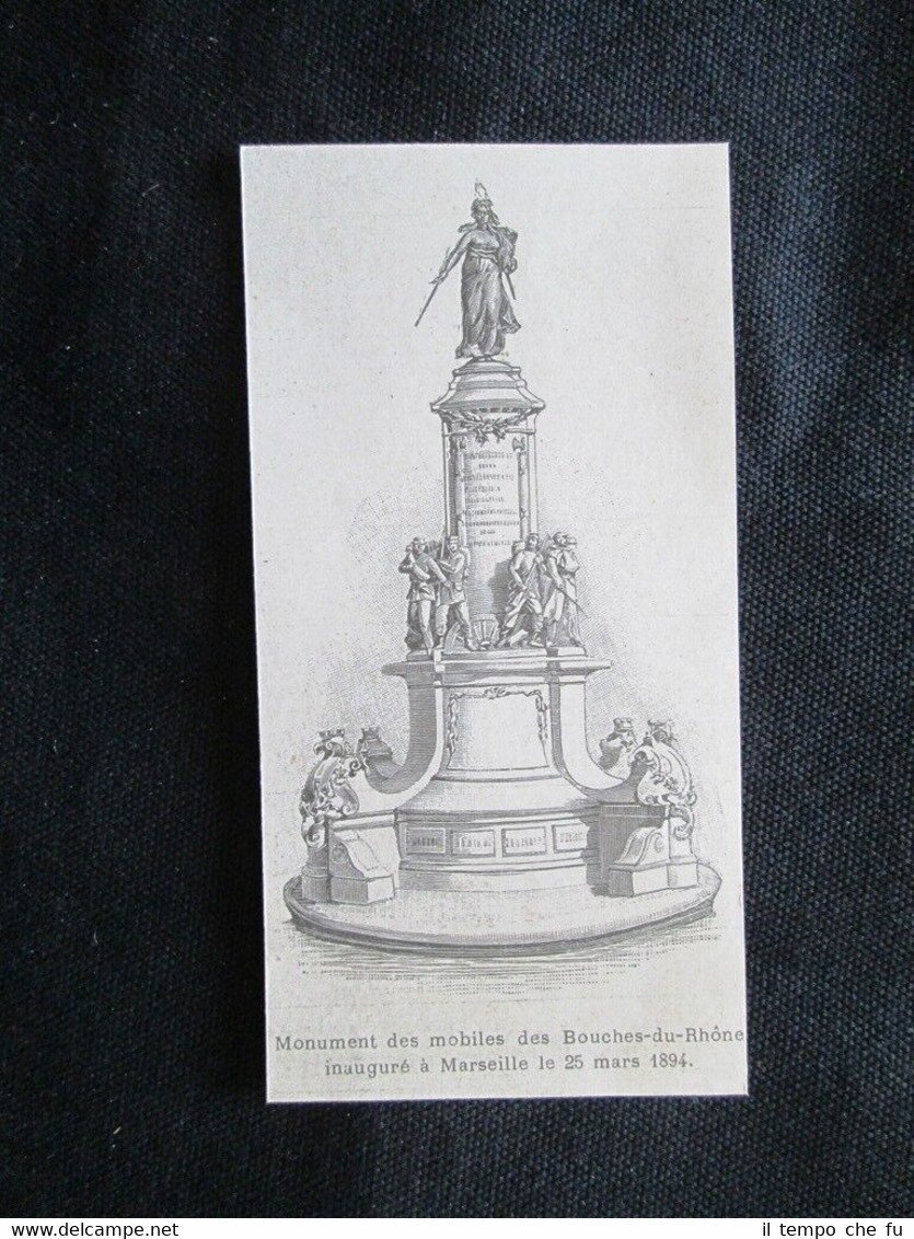 Monumento dei moventi di Bouches du Rhone, inaugurato a Marsiglia …