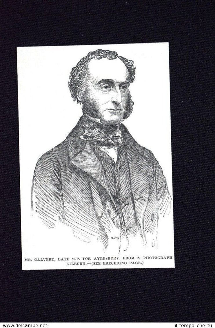 Mr Calvert, defunto Membro del Parlamento per Aylesbury Incisione del …