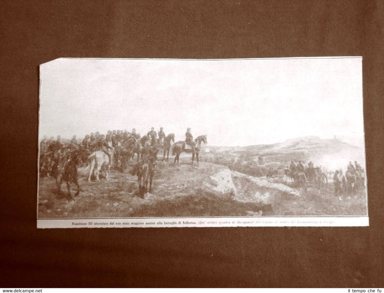 Museo di Parig 1909 Napoleone III Battaglia di Solferino Quadro …