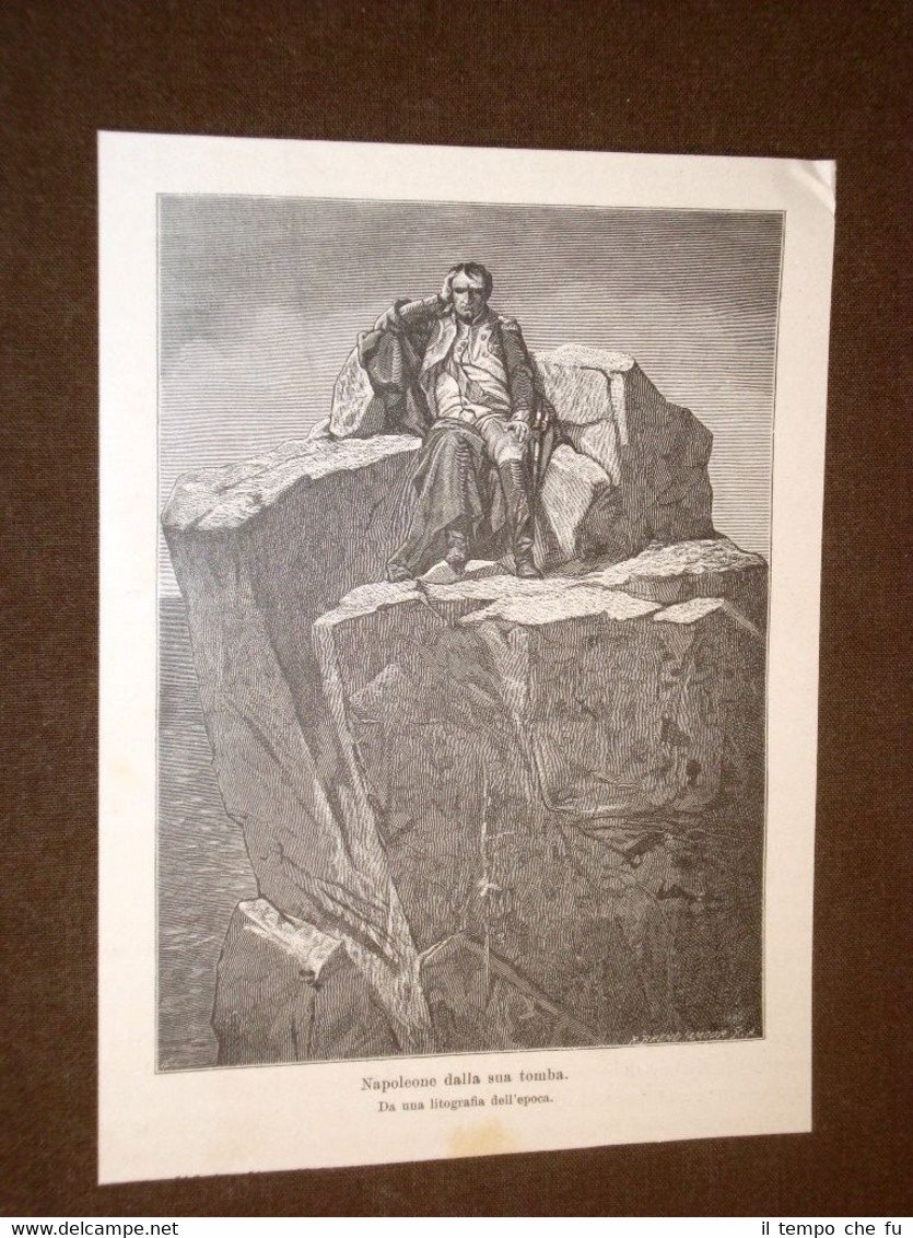 Napoleone Bonaparte dalla sua tomba (Isola di Sant'Elena)