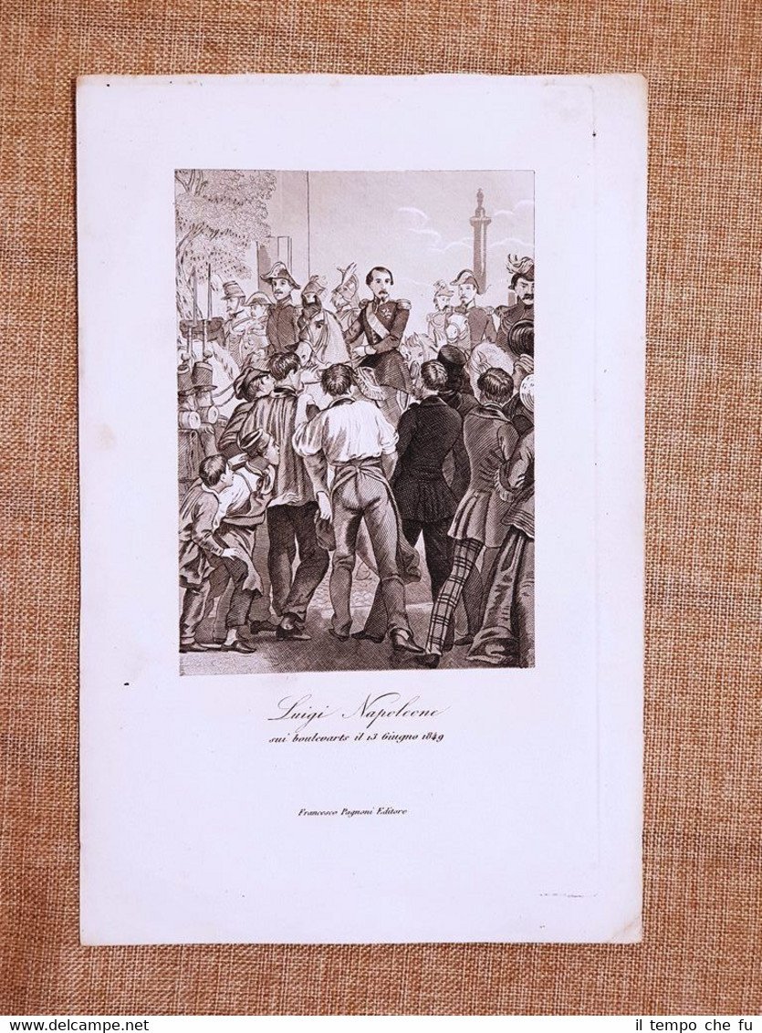 Napoleone Eugenio Luigi Bonaparte 13 giugno 1849 Acquaforte su rame …