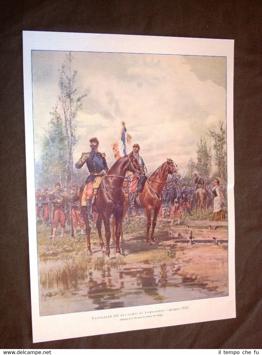 Napoleone III Campi in Lombardia Giugno 1859 + Eugenio Savoja … | Immagine principale