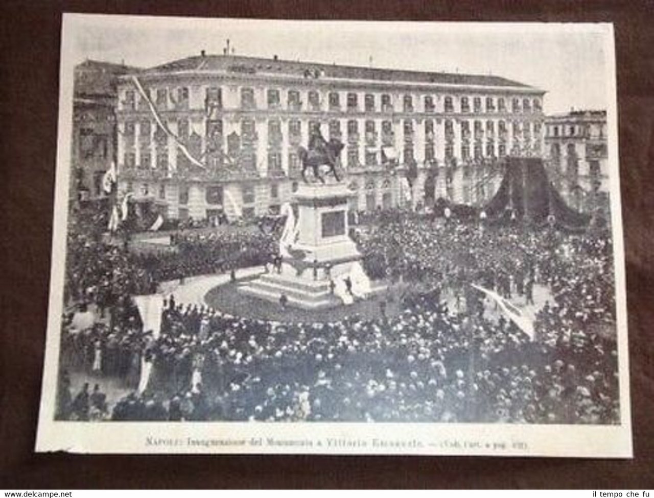 Napoli Inaugurazione del Monumento a Vittorio Emanuele | Immagine principale