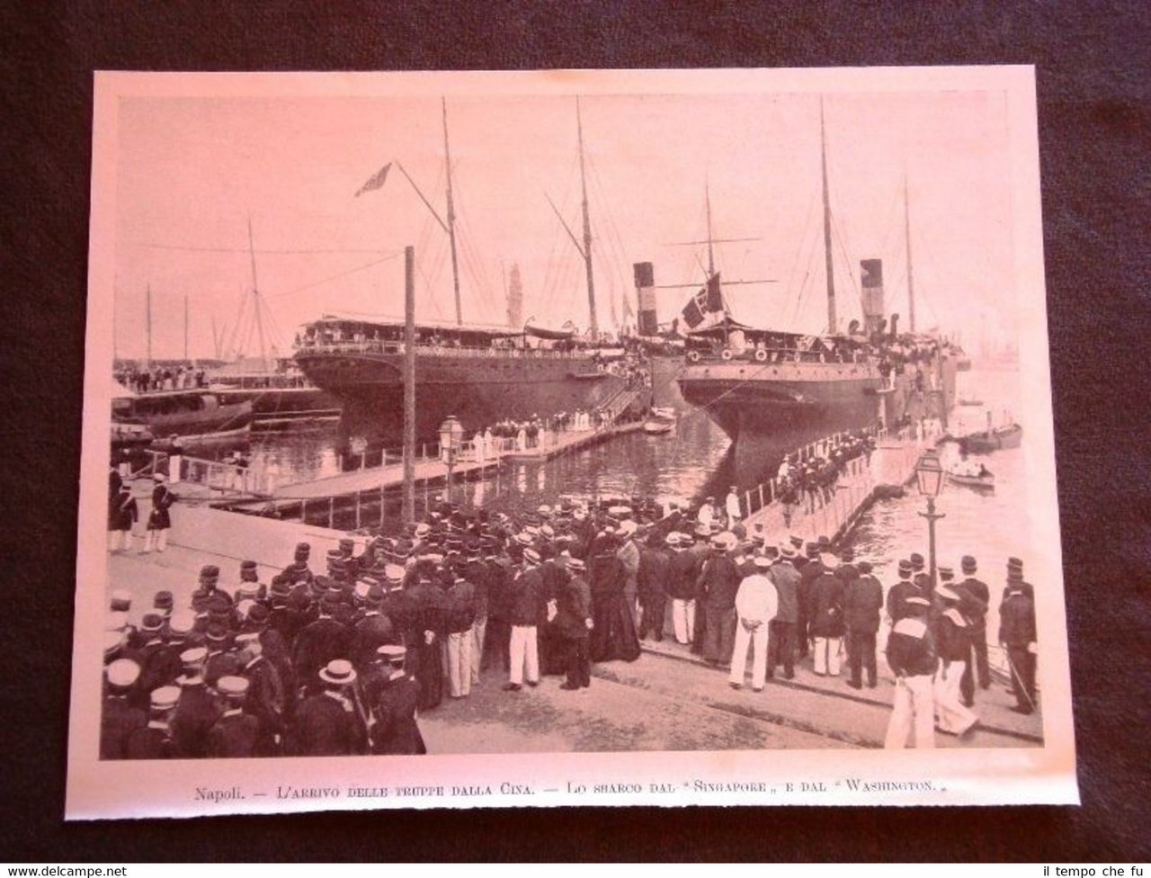 Napoli nel 1901 Arrivo delle truppe dalla Cina + Vicchio … | Immagine principale