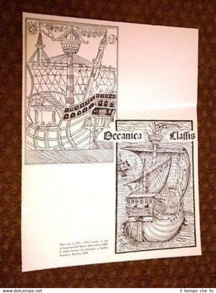 Navi tra il XV e XVI Secolo Raffaele Sanchez