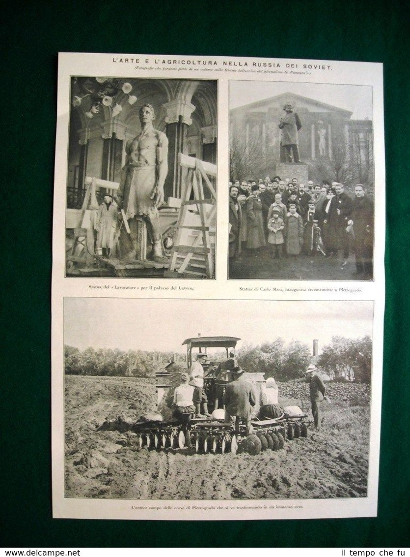 Ne 1921 Russia Soviet statua Carlo Marx Pietrogrado Torrente Dan … | Immagine principale