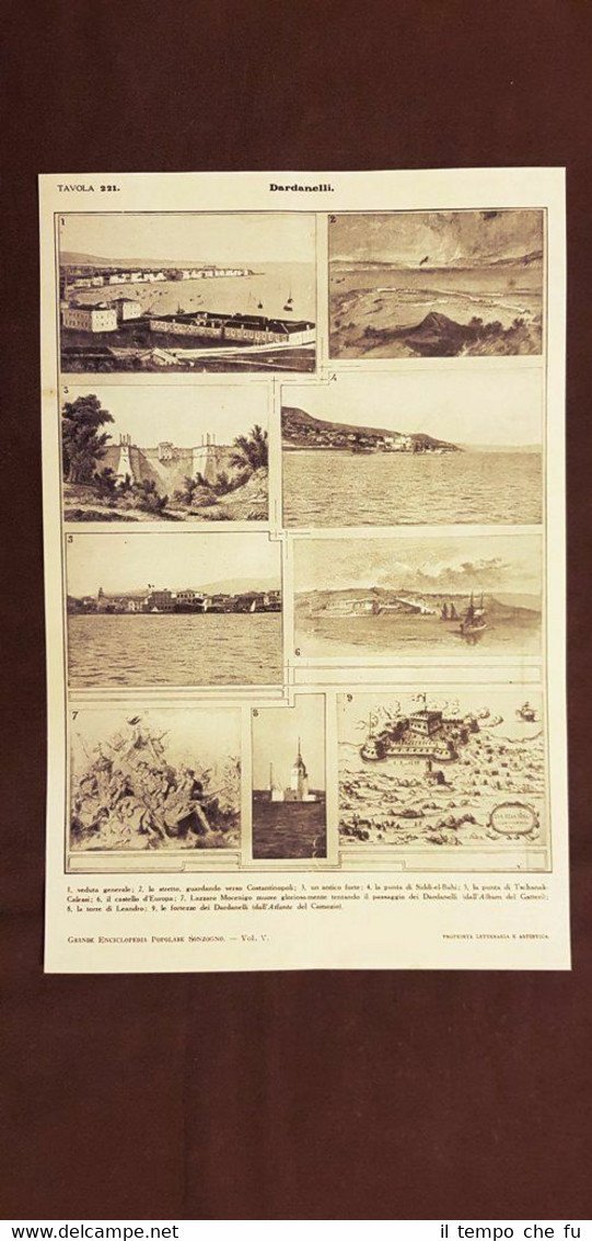 Nei Dardanelli nel 1913 Stretto Forte Punta di Siddi-el-Bahi e … | Immagine principale