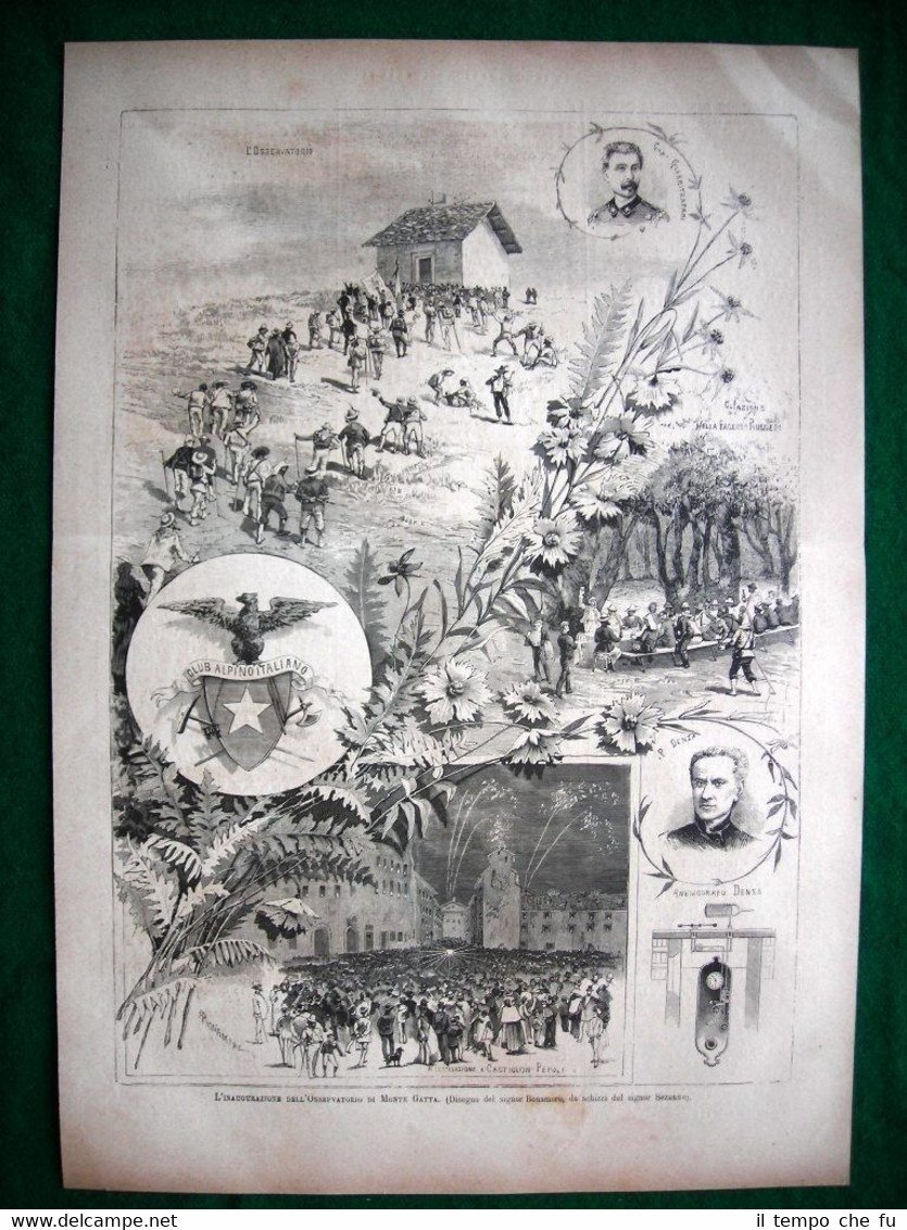 Nel 1882 l'inaugurazione dell'Osservatorio di Monte Gatta, Appennino bolognese