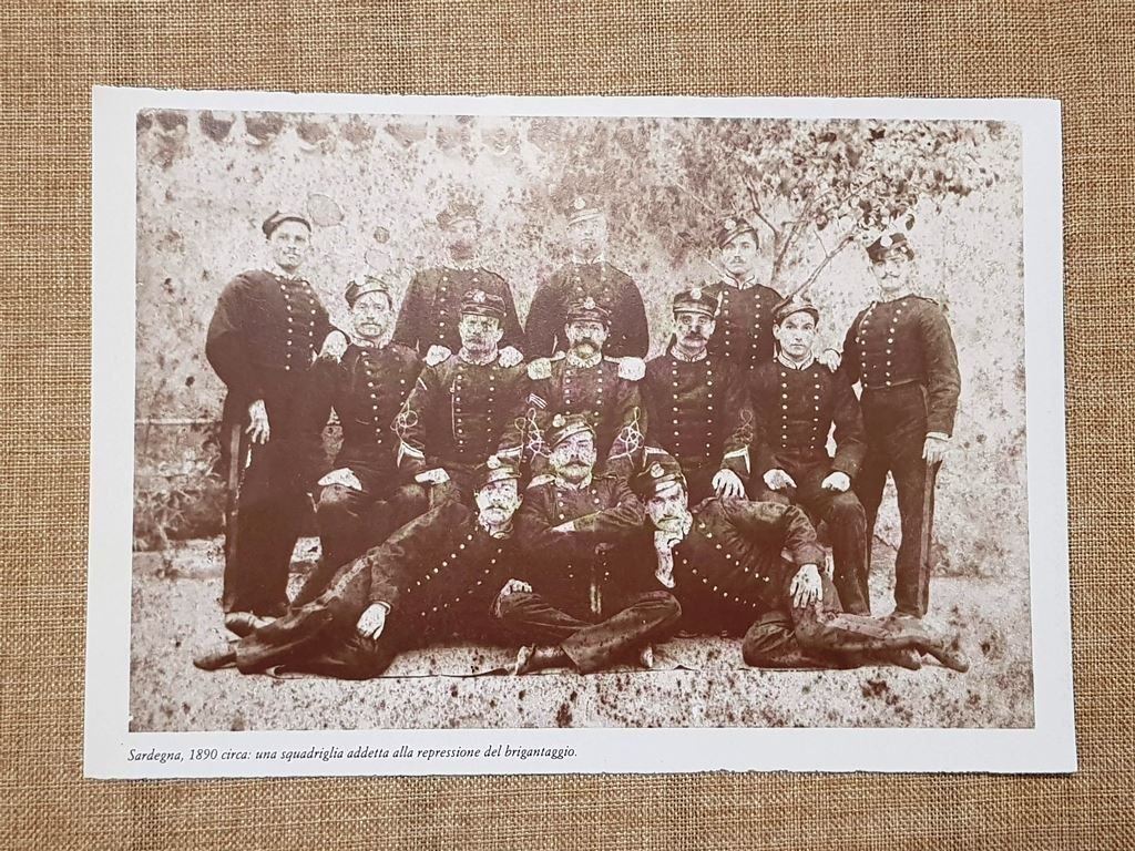 Nel 1890 Sardegna Squadriglia di Carabinieri che combatte il brigantaggio