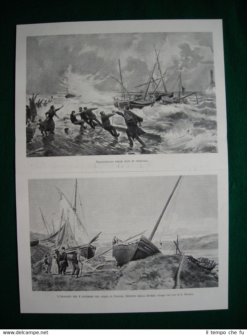Nel 1897 l'uragano nel Golfo di Napoli - Effetti della … | Immagine principale