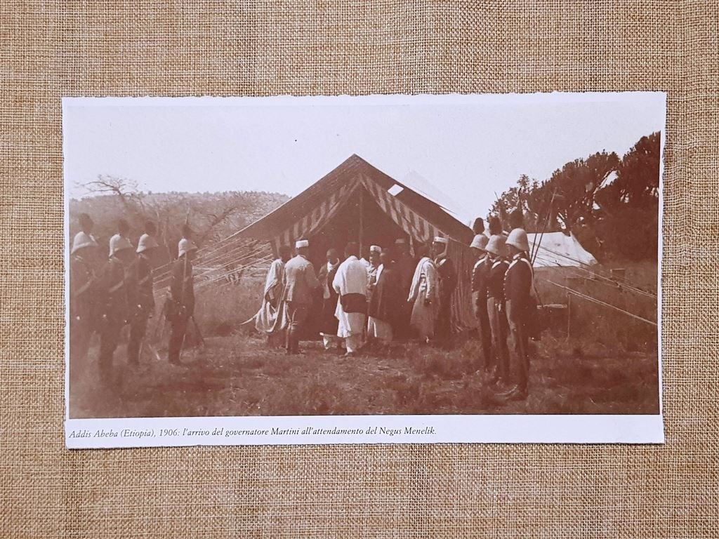 Nel 1906 Addis Abeba Il governatore Martini incontra il Negus …