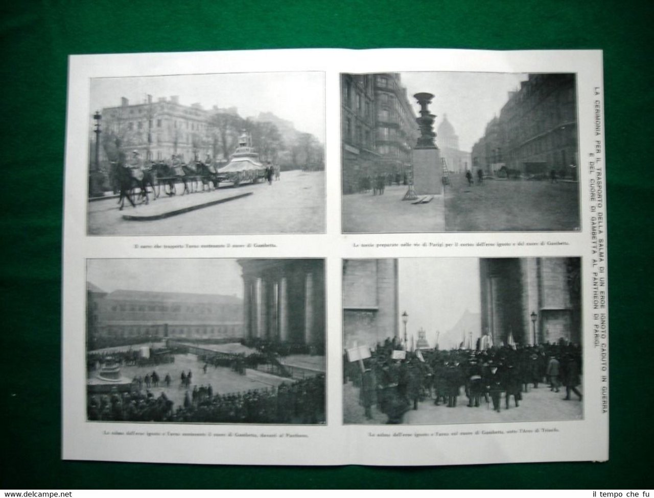 Nel 1920 Parigi cuore di Gambetta Pantheon + Pinacoteca di … | Immagine principale