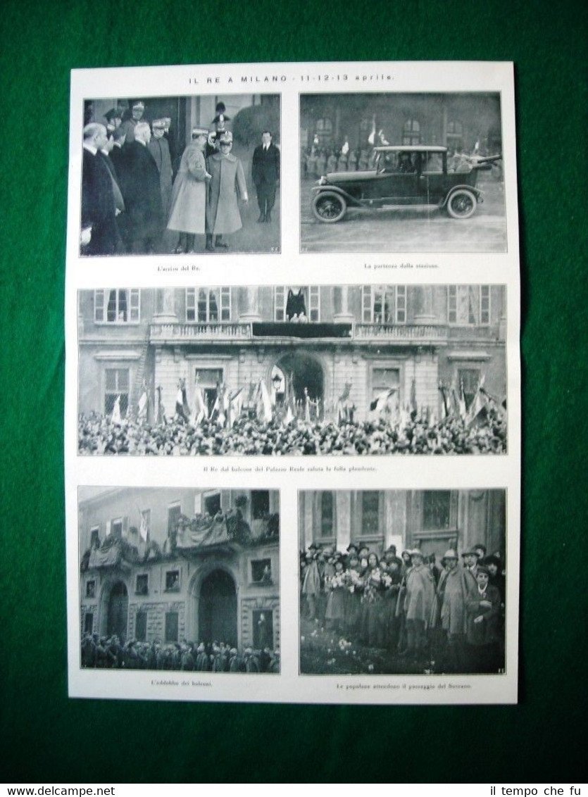 Nel 1922 Re Vittorio Emanuele III di Savoia a Milano …