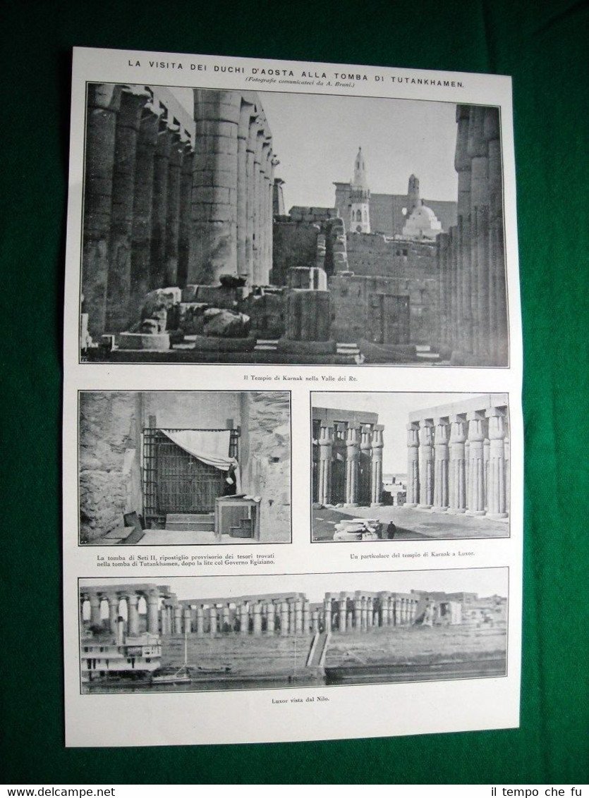 Nel 1924 visita Duchi D'Aosta alla Tomba di Tutankhamen + … | Immagine principale