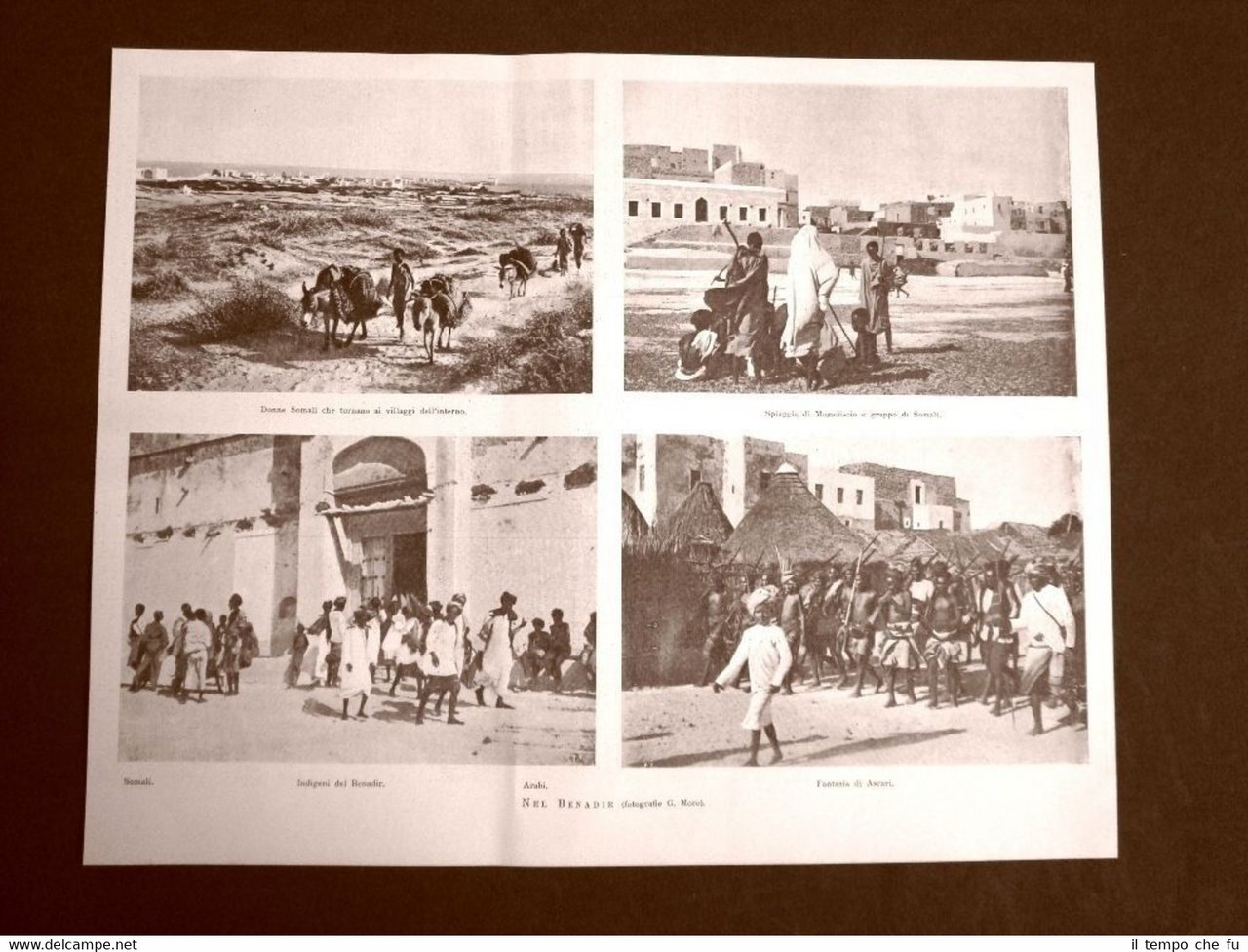 Nel Benadir nel 1899 Donne Somale, spiaggia di Mogadiscio, Indigeni …