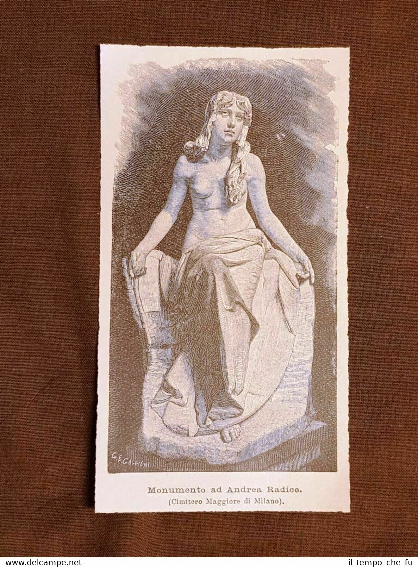 Nel Cimitero Maggiore di Milanonel nel 1896 Monumento ad Andrea …