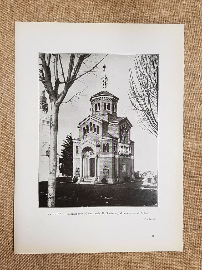 Nel Cimitero monumentale di Milano nel 1917 Monumento Michel di …