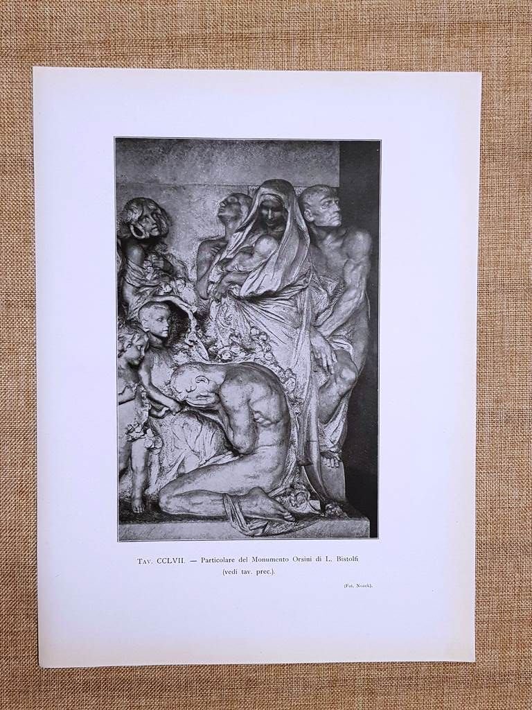 Nel Cimitero Monumentale di Staglieno nel 1917 Orsini Particolare di …