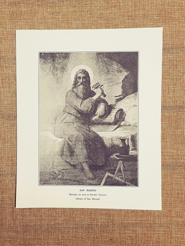 Nel Museo di San Marino nel 1911 Il Santo Quadro …