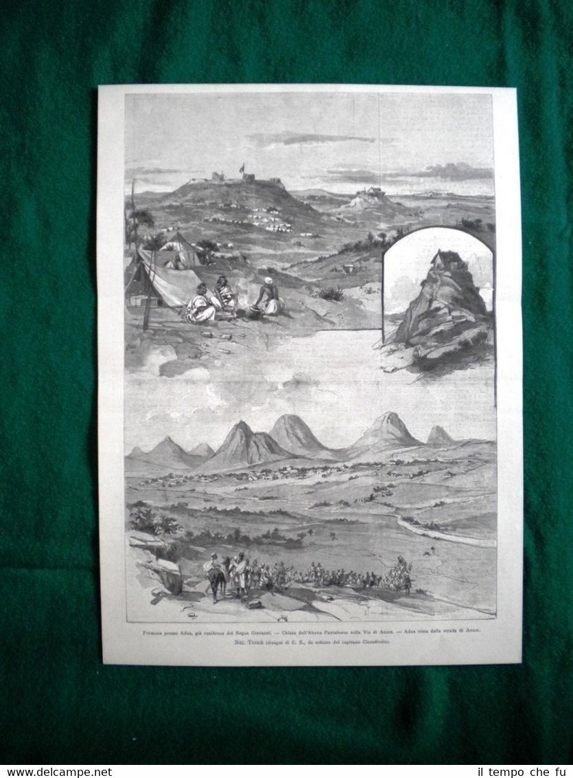 Nel Tigrè nel 1895 - Fremona presso Adua, chiesa dell'Abuna …