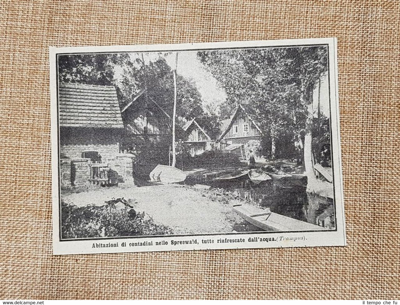 Nello Spreewald nel 1912 Abitazioni di contadini Germania