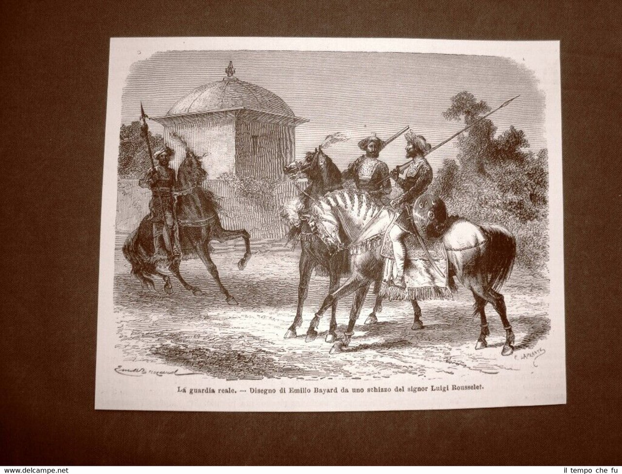 Nello Stato di Baroda nel 1863 La Guardia reale India