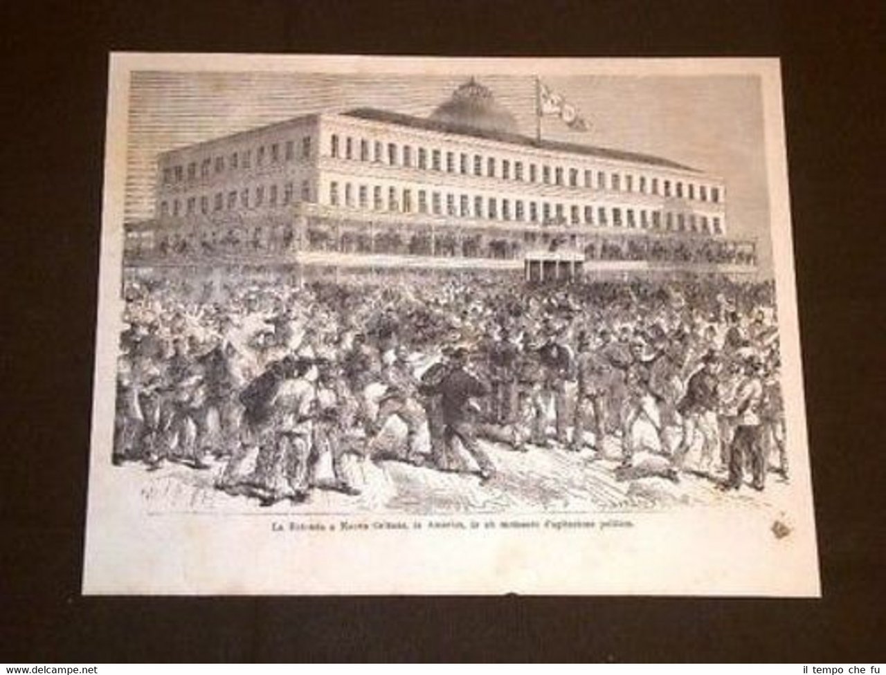 New Orleans Rotonda Agitazione politica disordini USA