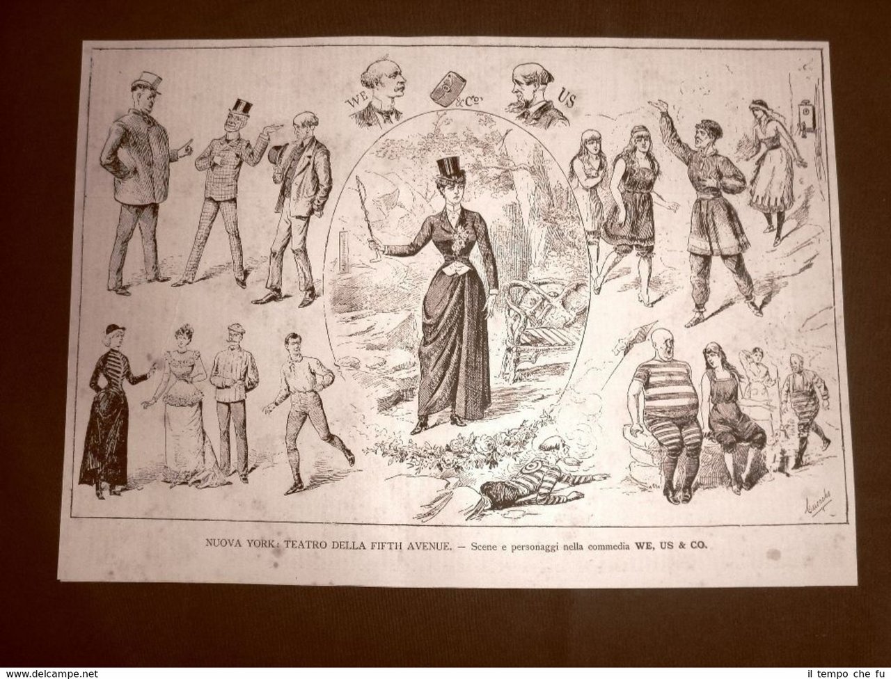 New York nel 1885 Teatro della Fifth Avenue Commedia We, …