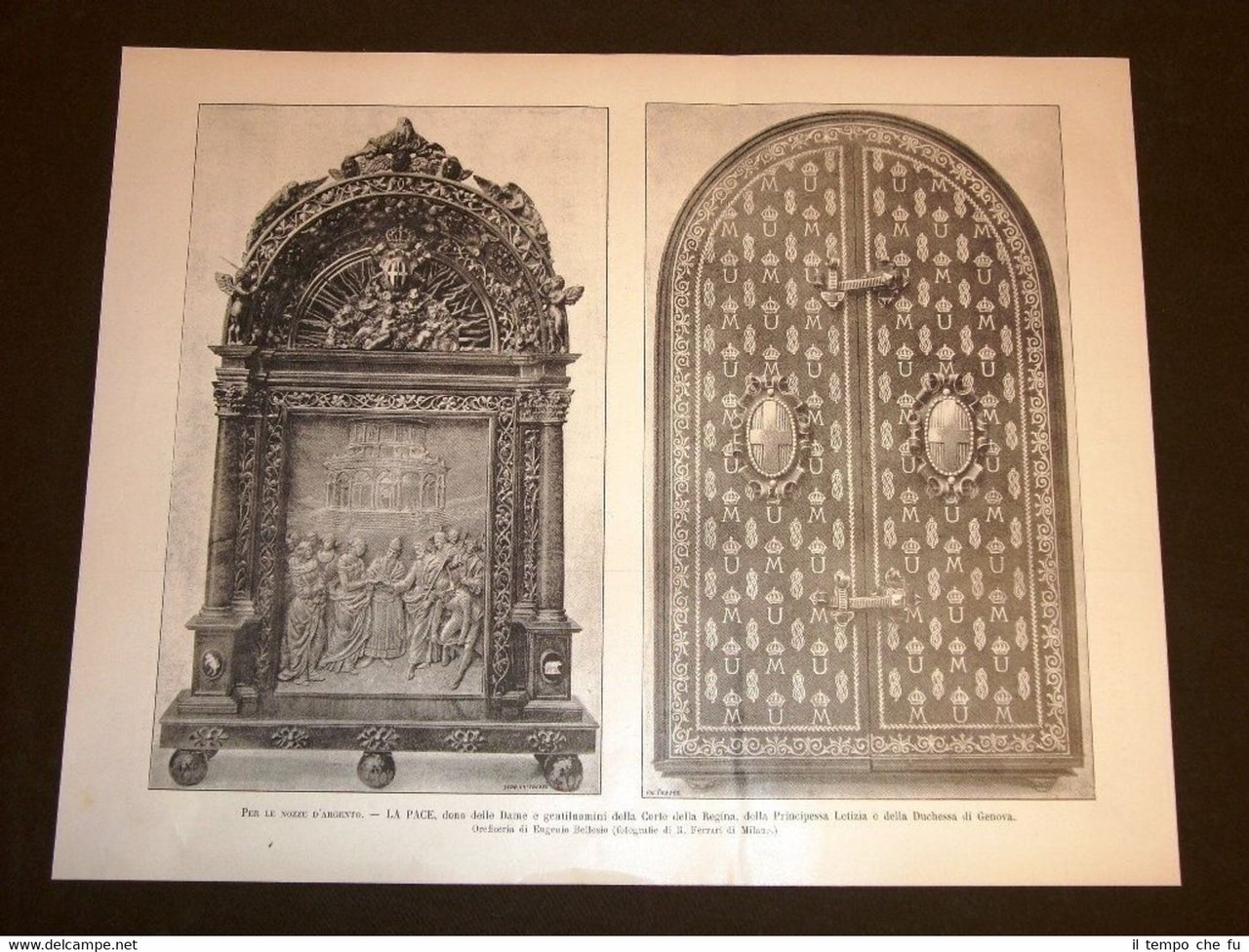 Nozze Argento Re Umberto I e Margherita nel 1893 La … | Immagine principale