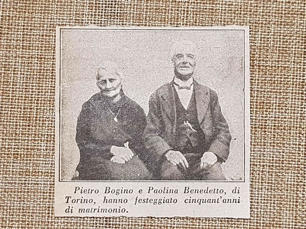 Nozze d’Oro a Torino nel 1930 Pietro Bogino e Paolina … | Immagine principale