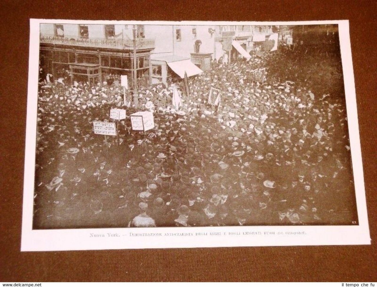 Nuova York New York nel 1906 Dimostrazione anti-Czarista degli Ebrei …