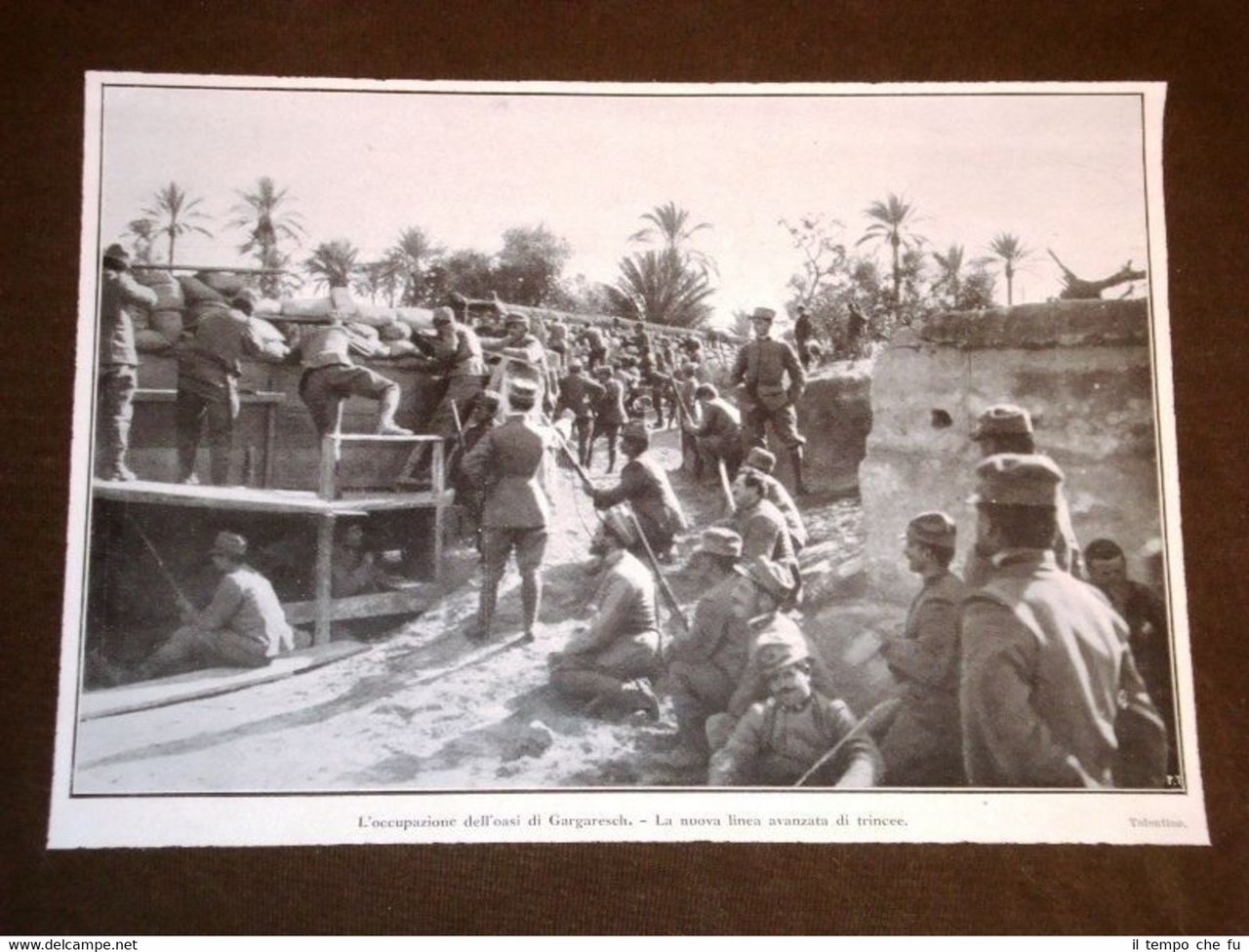 Occupazione dell'Oasi di Gargaresc nel 1912 Tripolitania Libia | Immagine principale