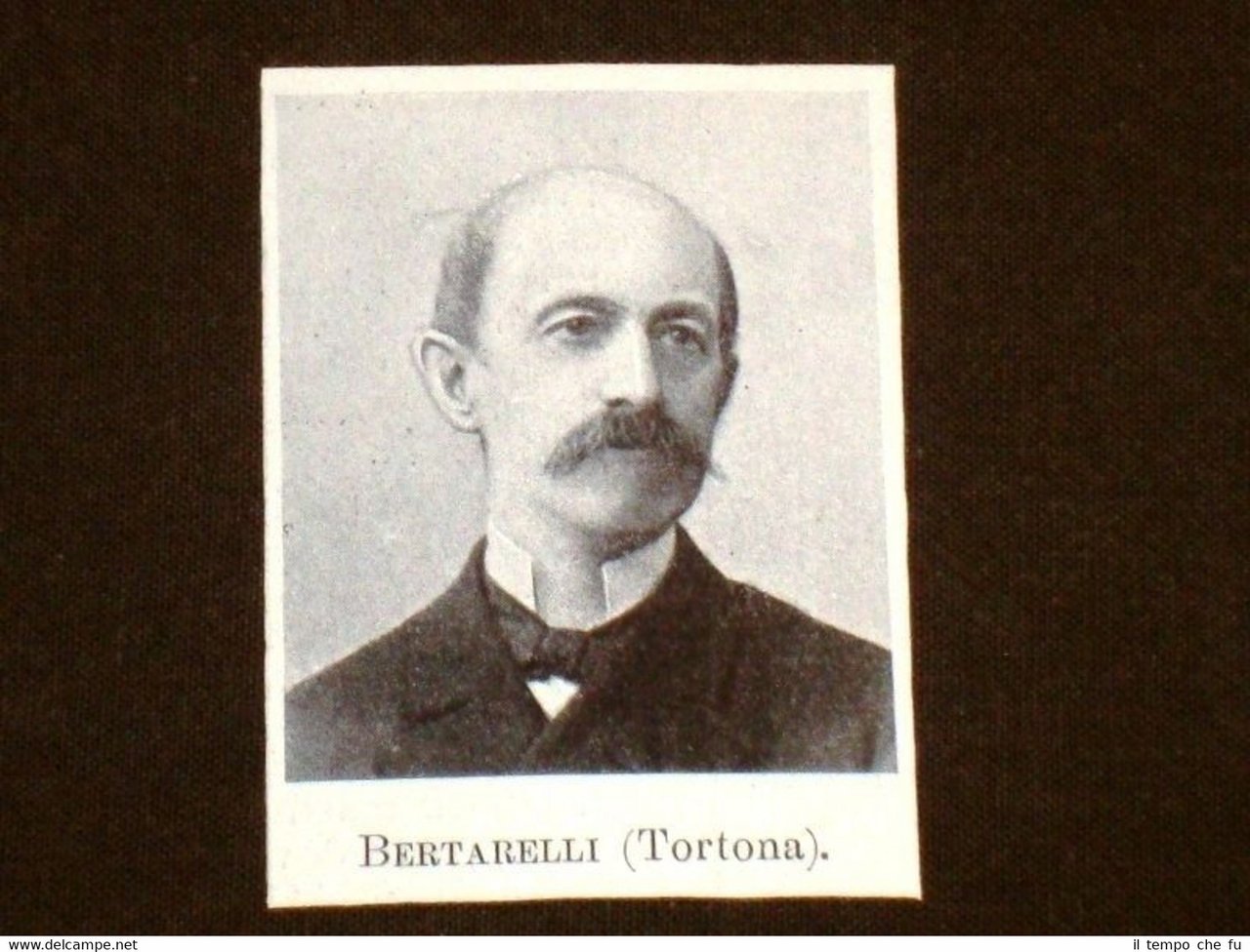 Onorevole Bertarelli di Tortona Deputato in Italia nel 1900