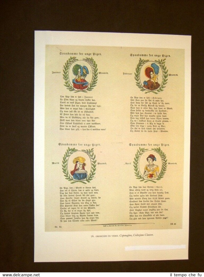 Oroscopo in versi + Croato e sua moglie Stampa popolare …