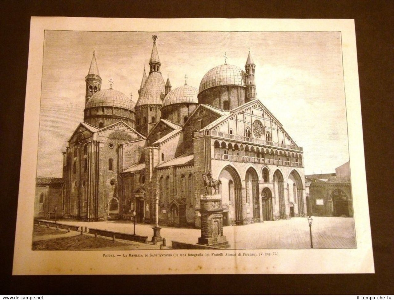 Padova nel 1886 La Basilica di Sant'Antonio Da foto dei … | Immagine principale