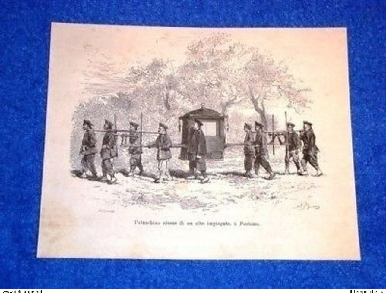 Palanchino cinese di un alto impiegato Pechino Cina