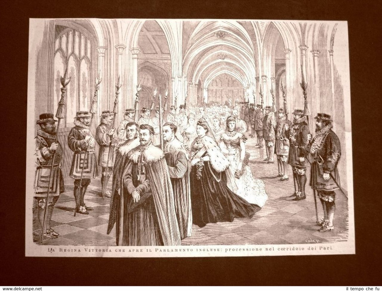 Palazzo di Westminster nel 1876 Regina Vittoria apre il Parlamento …