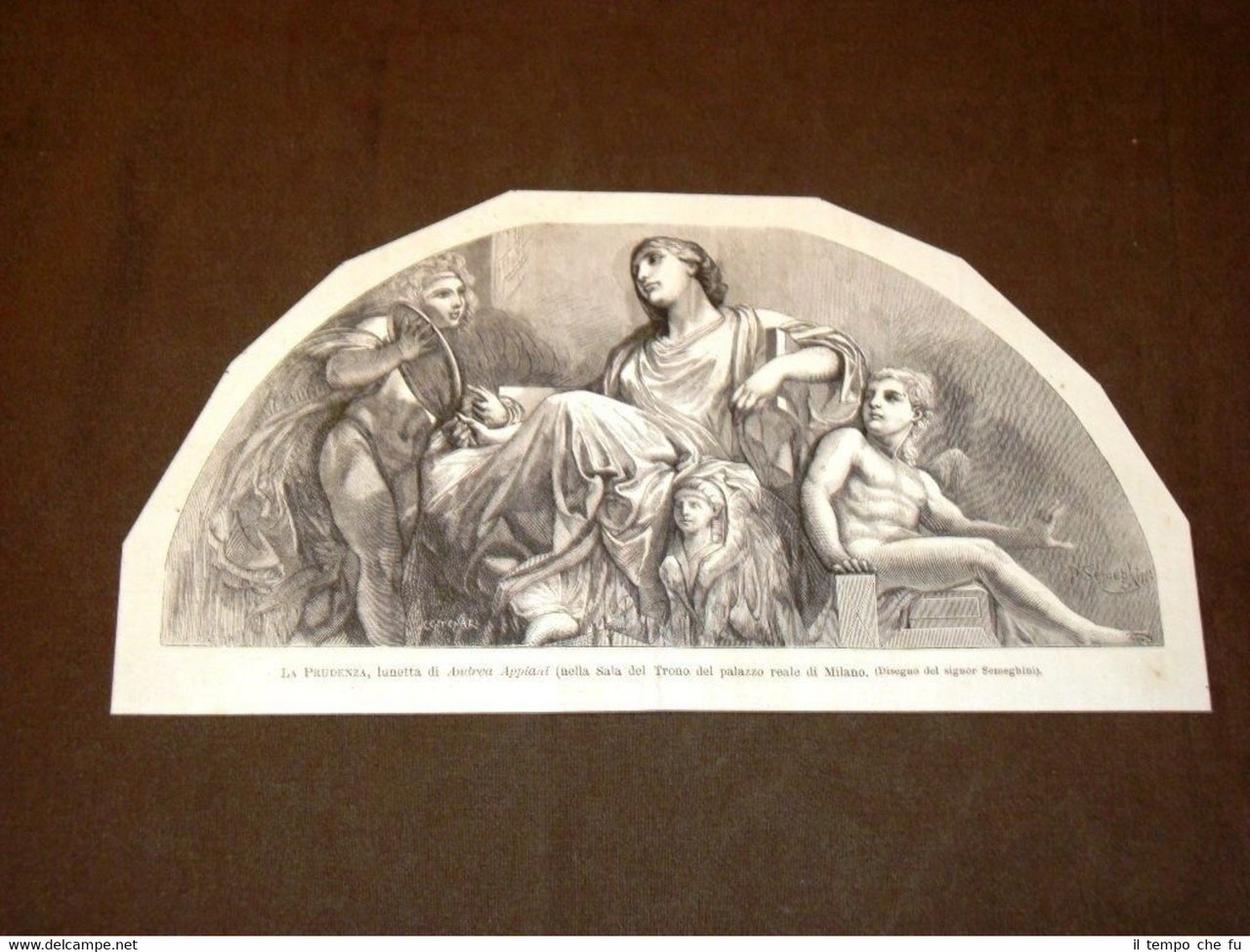 Palazzo Reale di Milano nel 1878 sala del trono La …