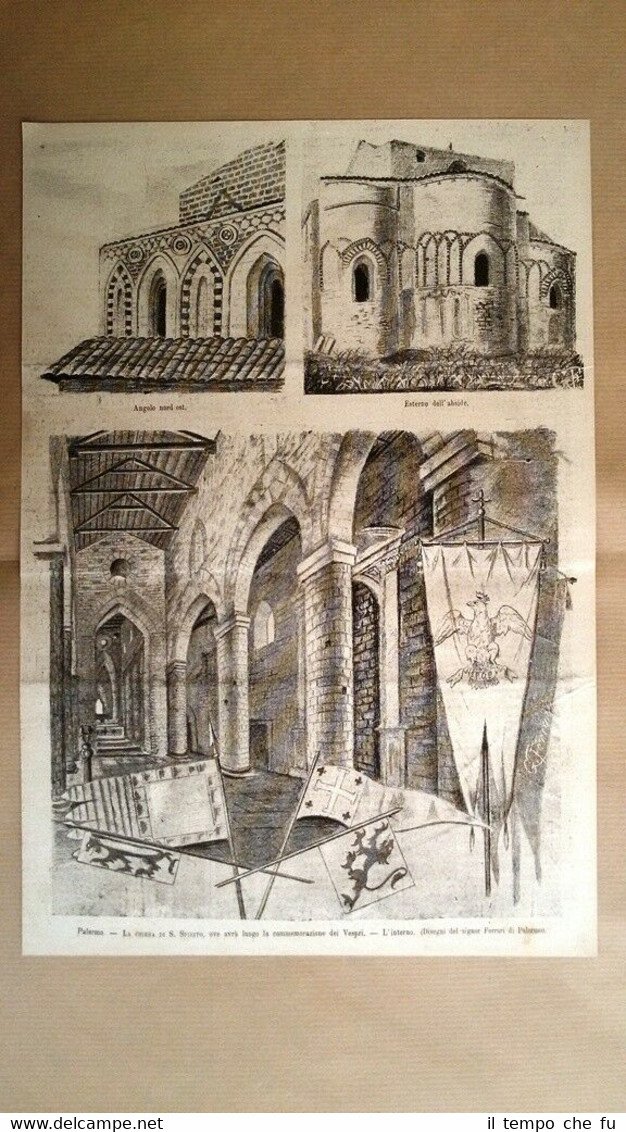 Palermo - La chiesa di S. Spirito, commemorazione dei Vespri …