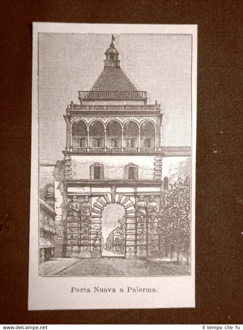 Palermo nel 1891 Porta Nuova Sicilia