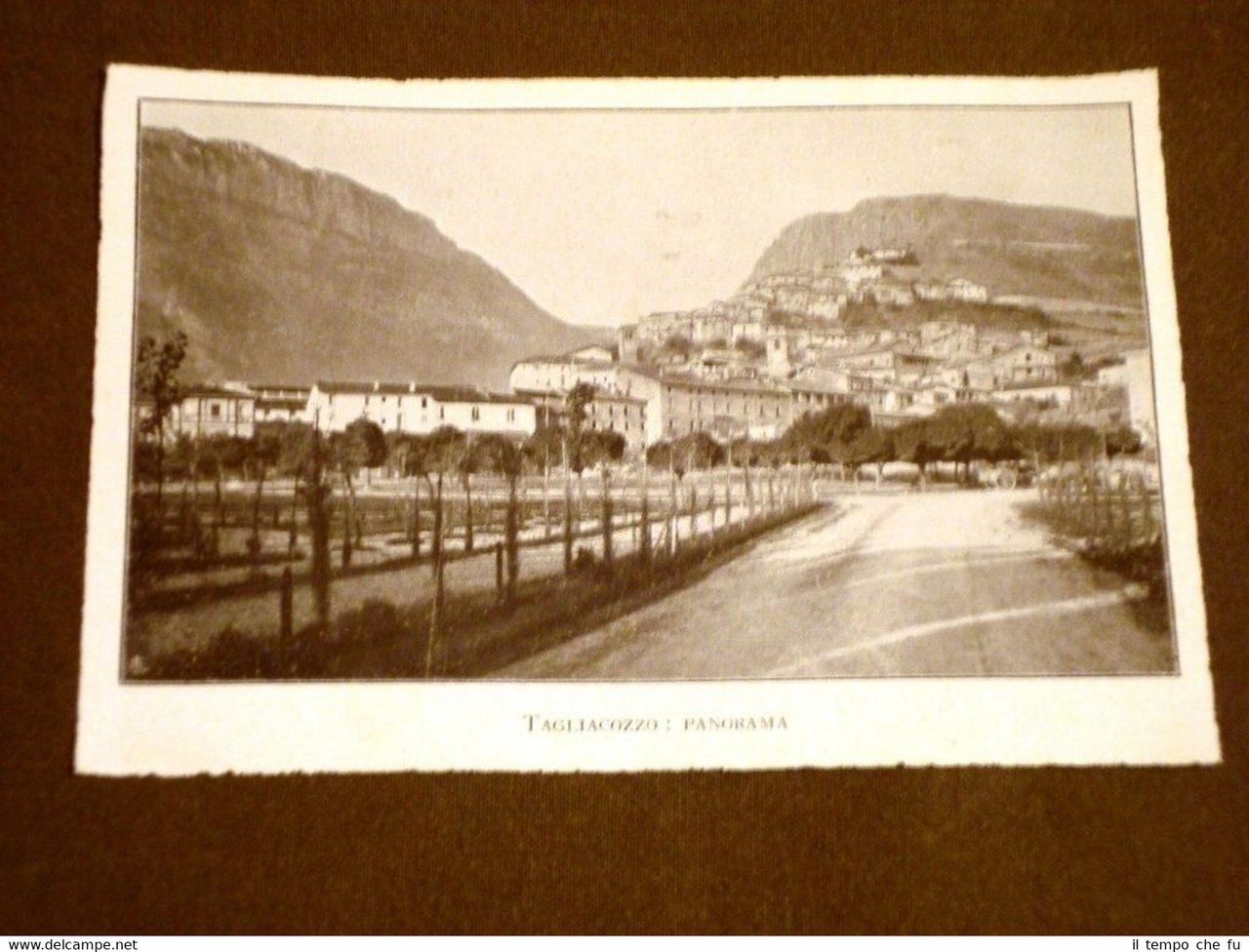 Panorama di Cagliacozzo nei primi anni del 1900