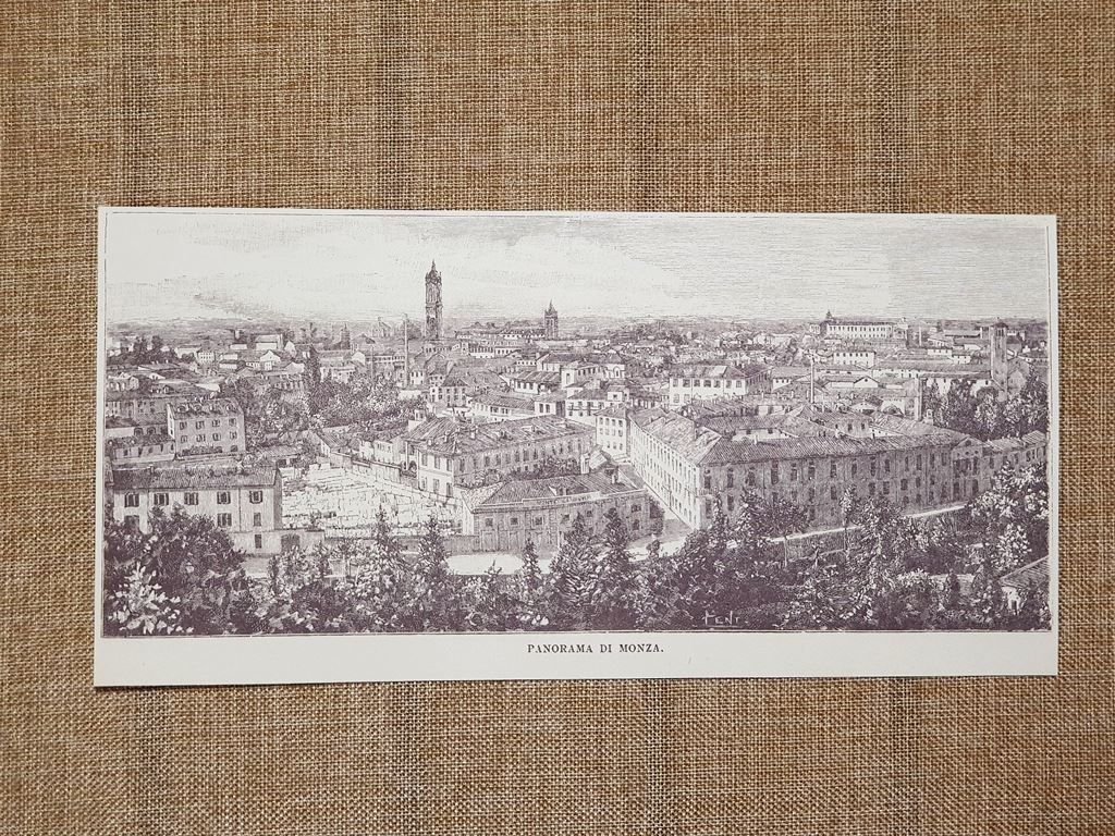 Panorama di Monza nell'800 Lombardia | Immagine principale