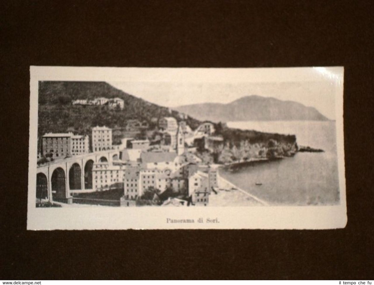 Panorama di Sori nel 1903 Liguria