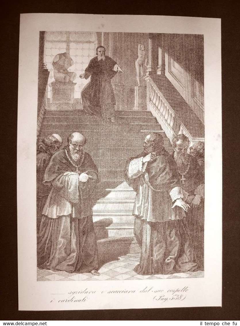 Papa Paolo IV Gian Pietro Carafa Incisione del 1881 Dinastia …