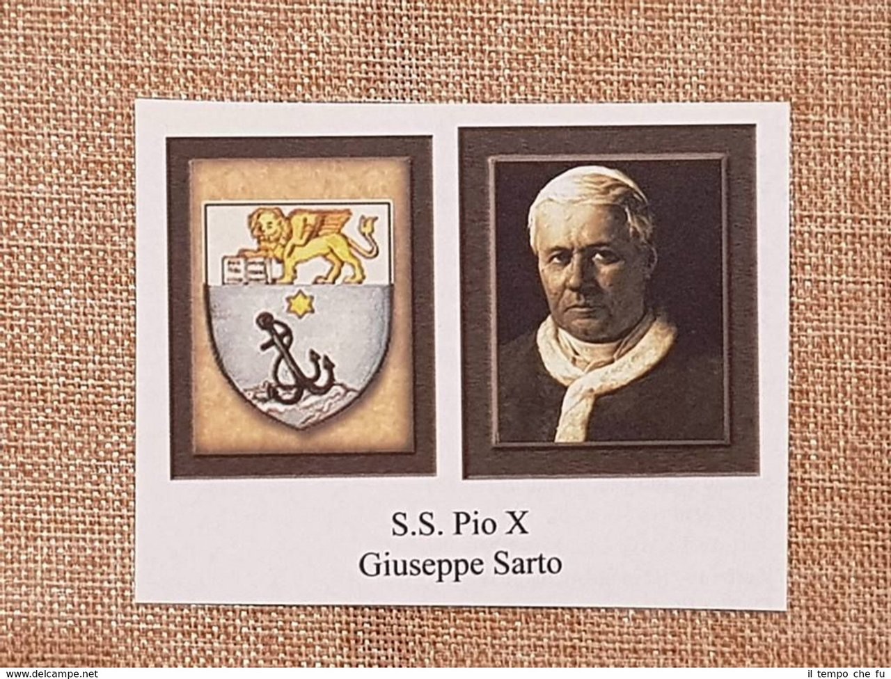 Papa Pio X o Giuseppe Melchiorre Sarto Ritratto e Stemma