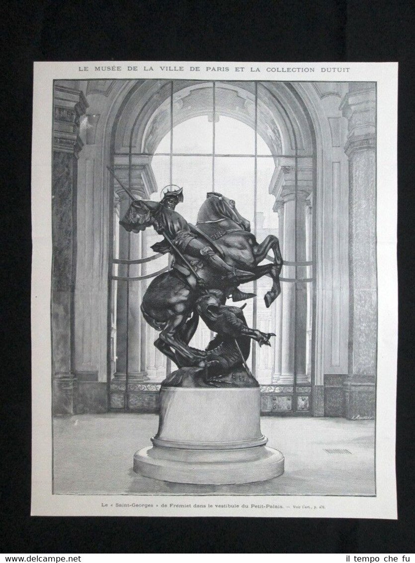 Parigi e la collezione Dutuit: San Giorgio di Fremet Stampa …